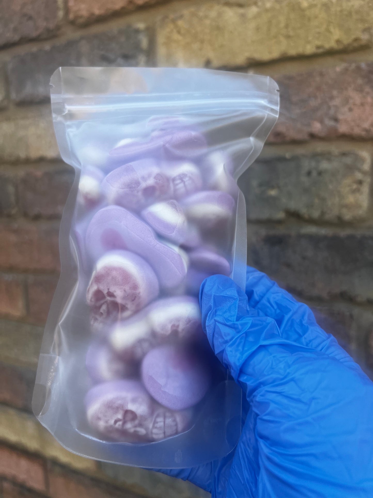 250g Grab bag jelly filled skulls