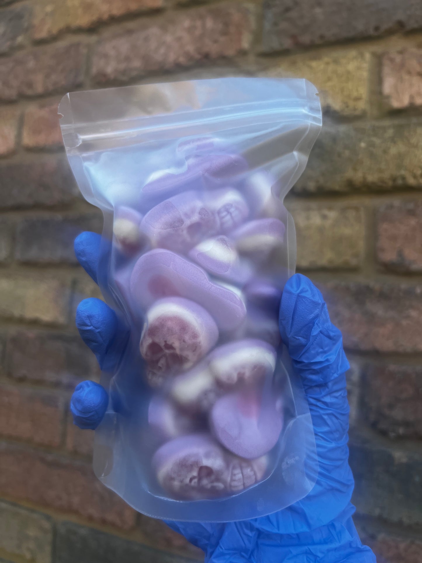 250g Grab bag jelly filled skulls