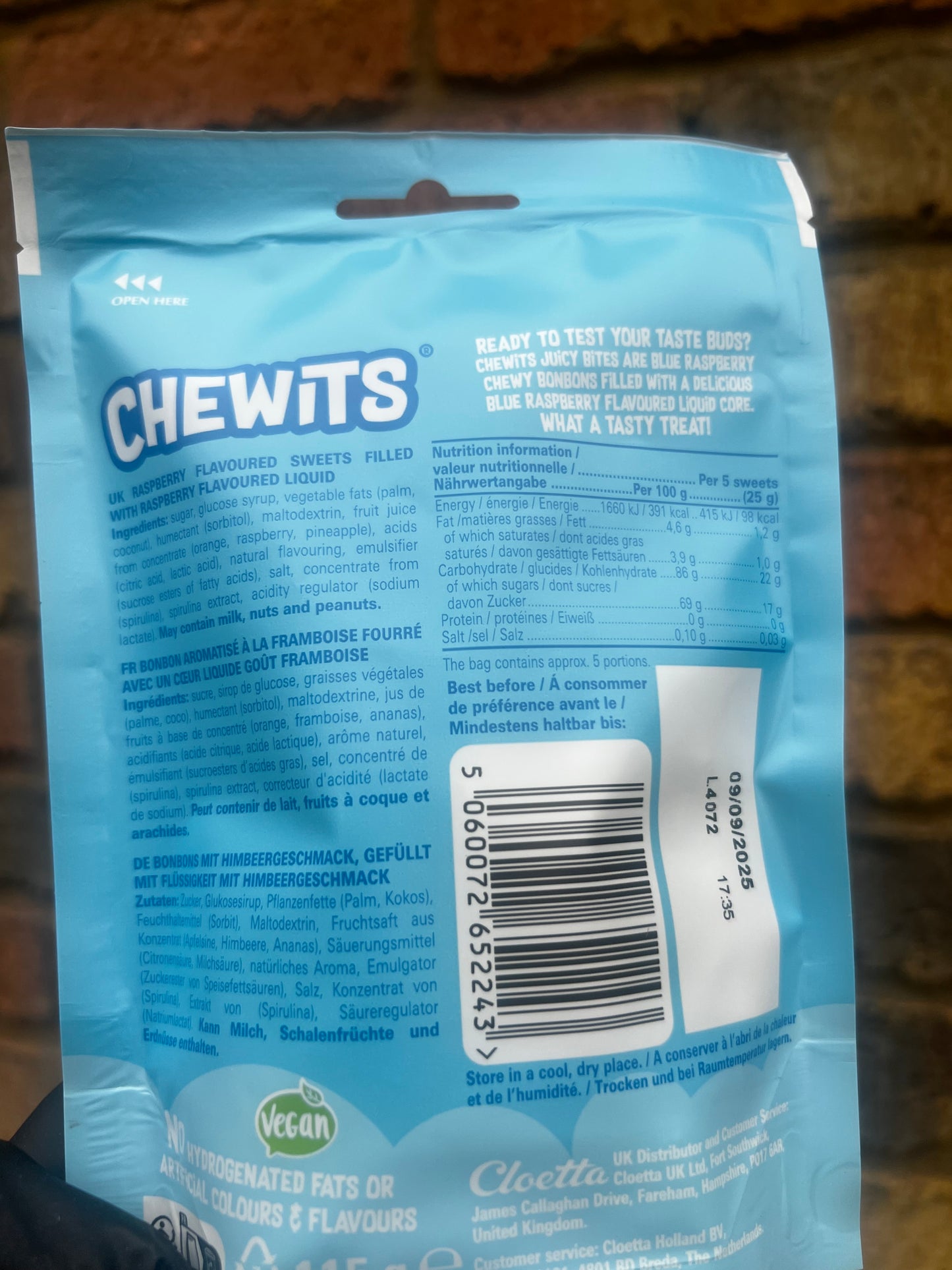 Chewits juicy bites