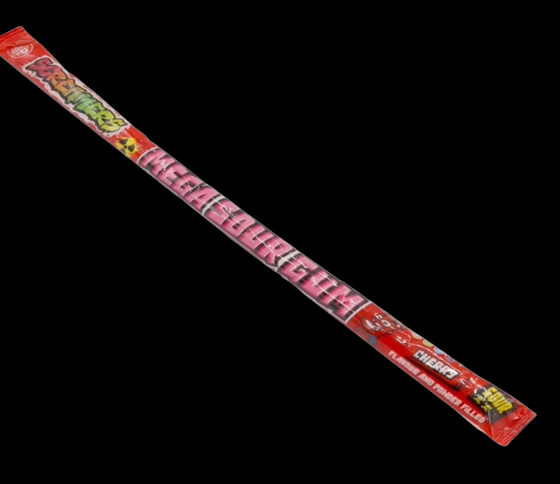 Cherry flavour sour mega gum