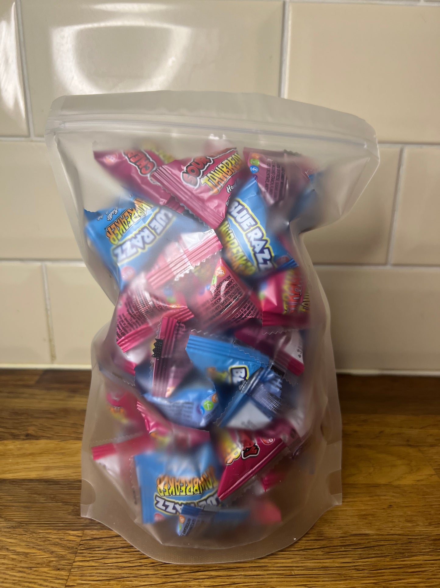 Jaw breakers, Cherry, blue & strawberry flavours