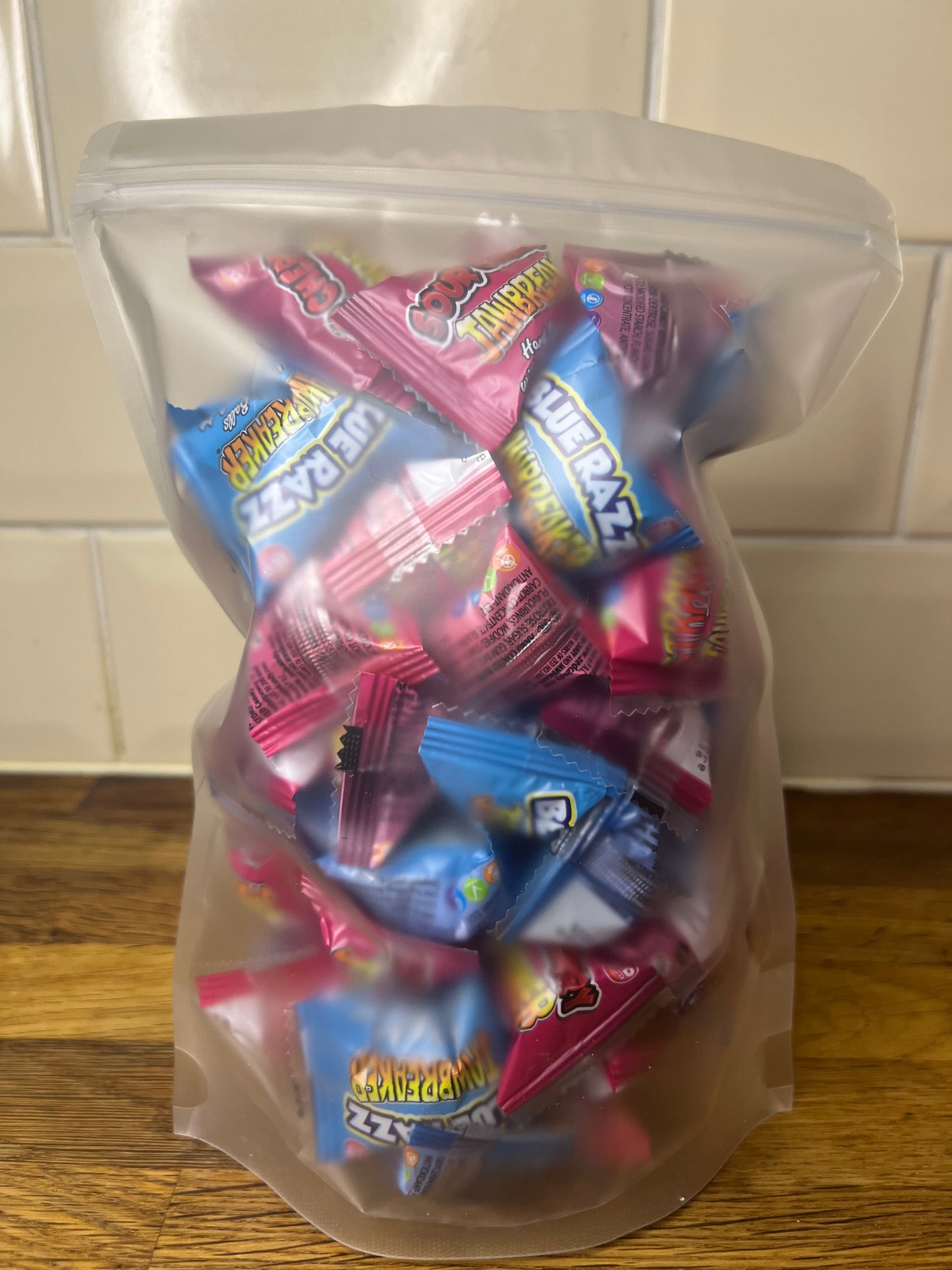 Jaw breakers, Cherry, blue & strawberry flavours