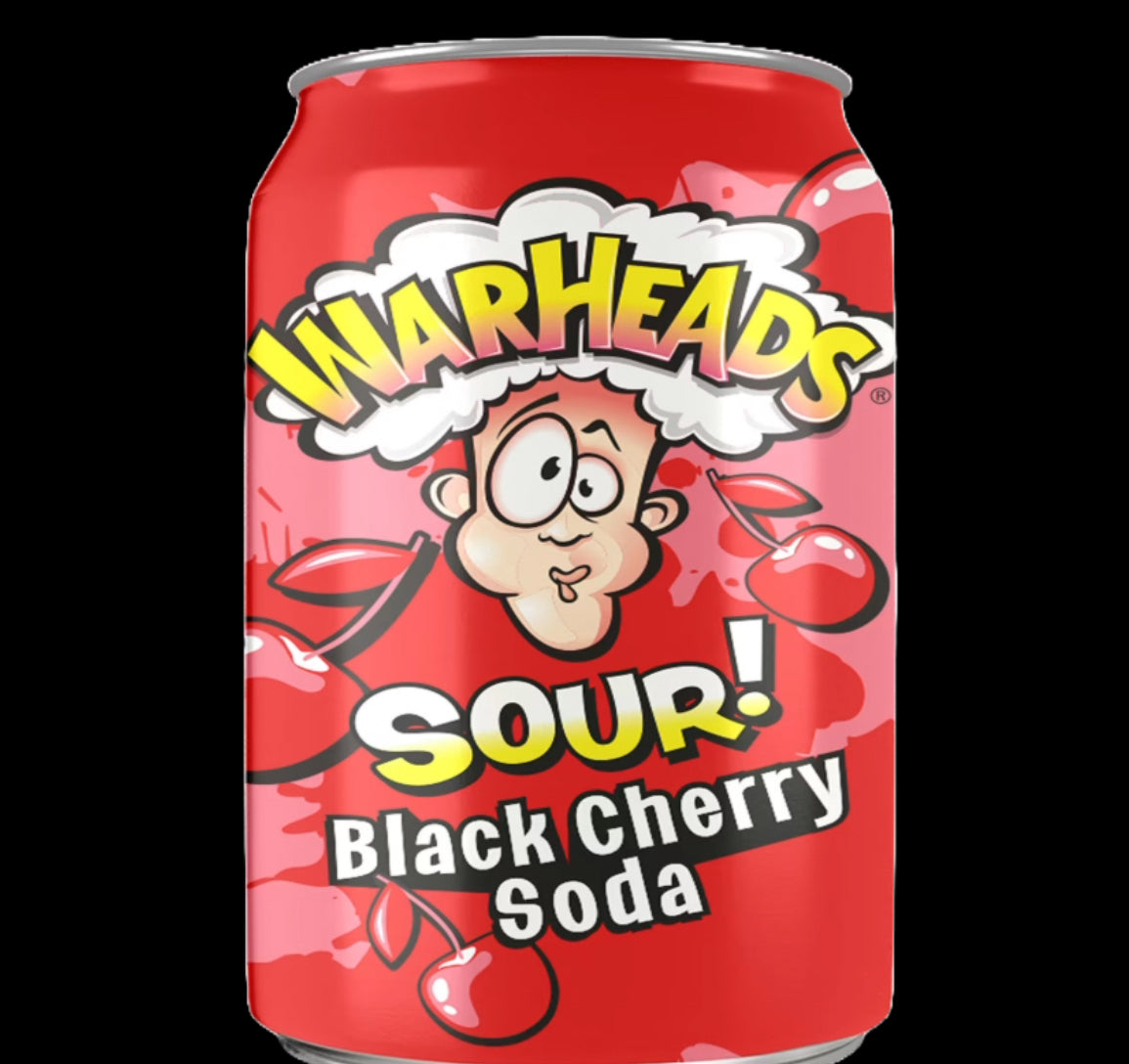 Warheads sour cherry soda