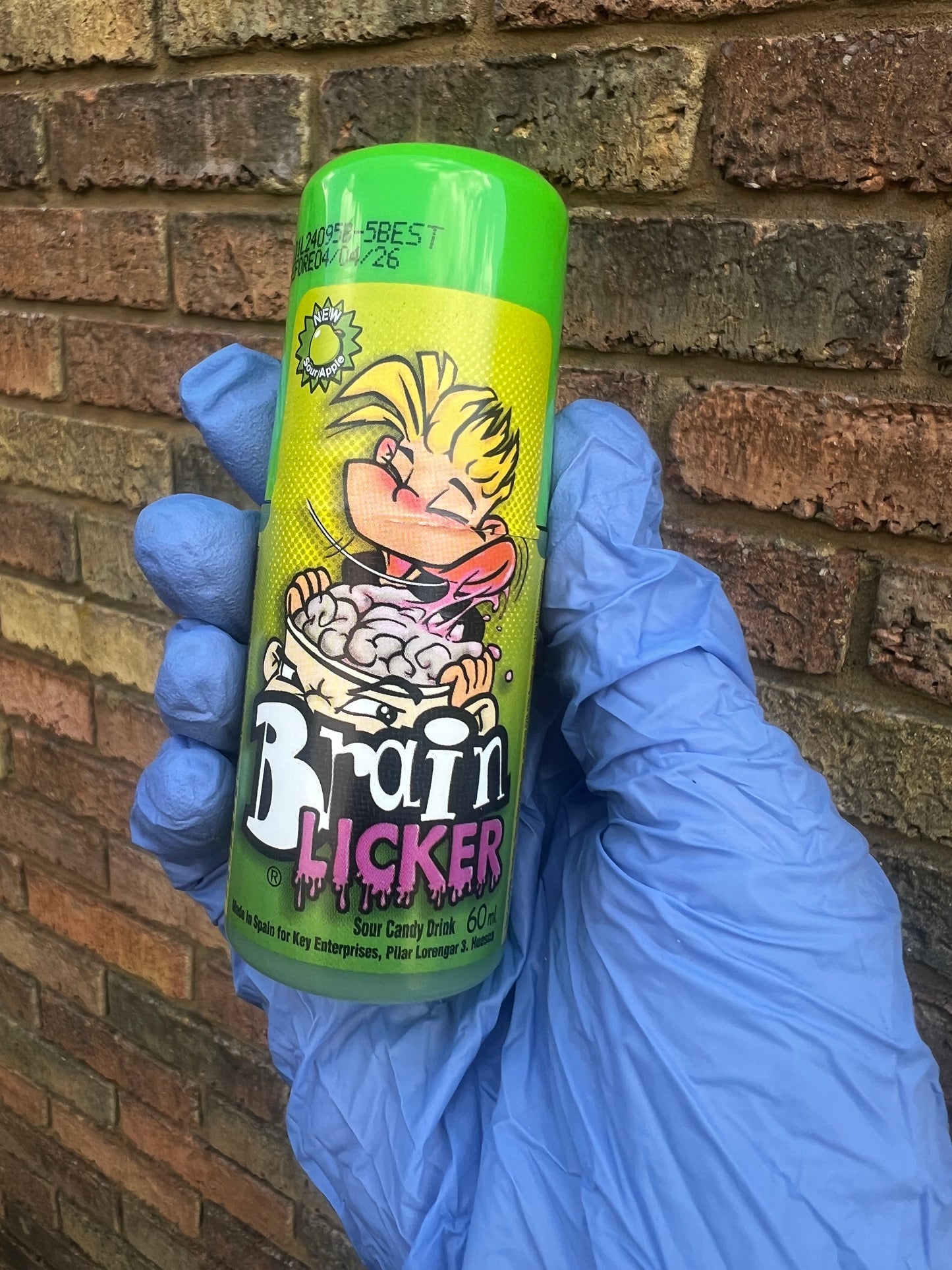 Sour apple brain licker