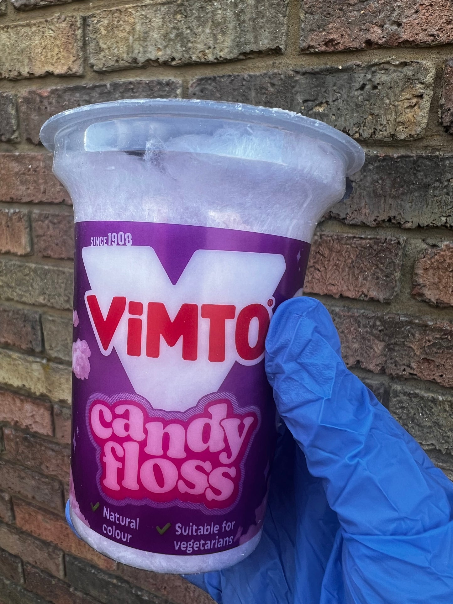 Vimto candy floss