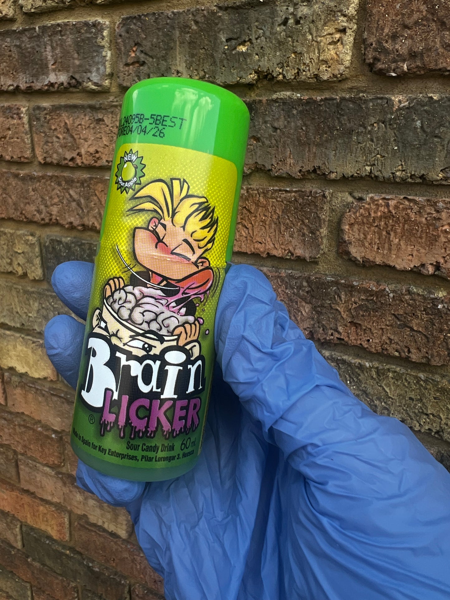 Sour apple brain licker