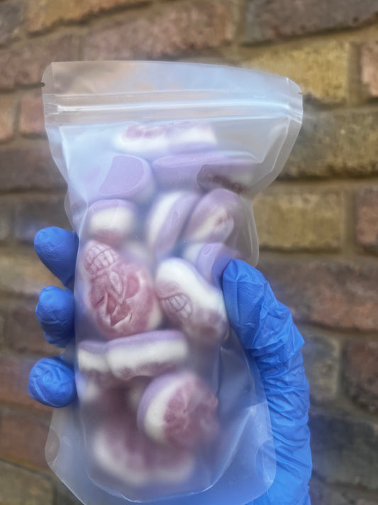 250g Grab bag jelly filled skulls