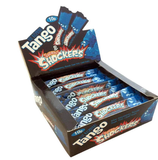 Tango shockers blue raspberry sour chew bar