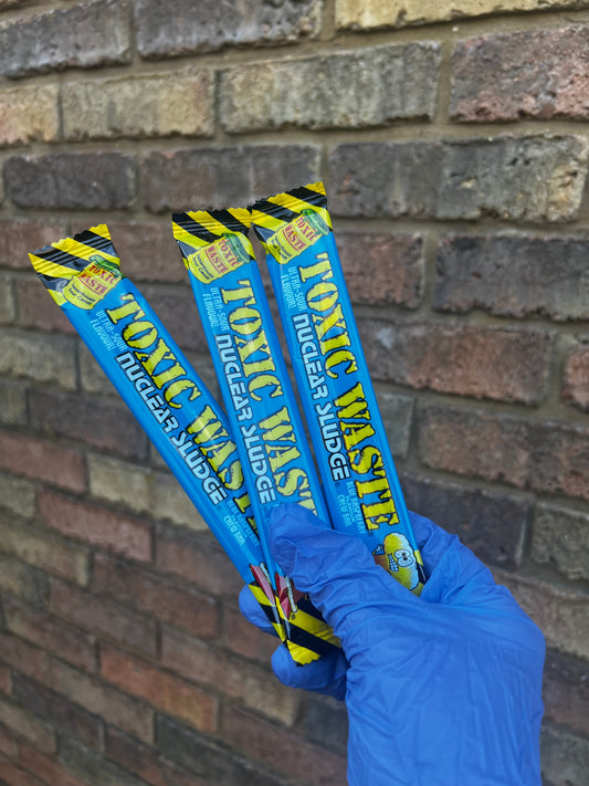 Toxic waste bar blue raspberry flavour