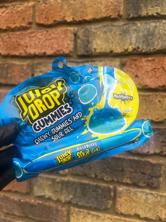 Juicy drops gummies raspberry