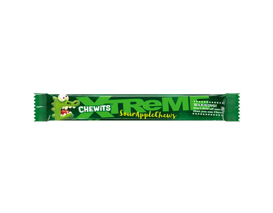 Chewits Xtreme apple flavour