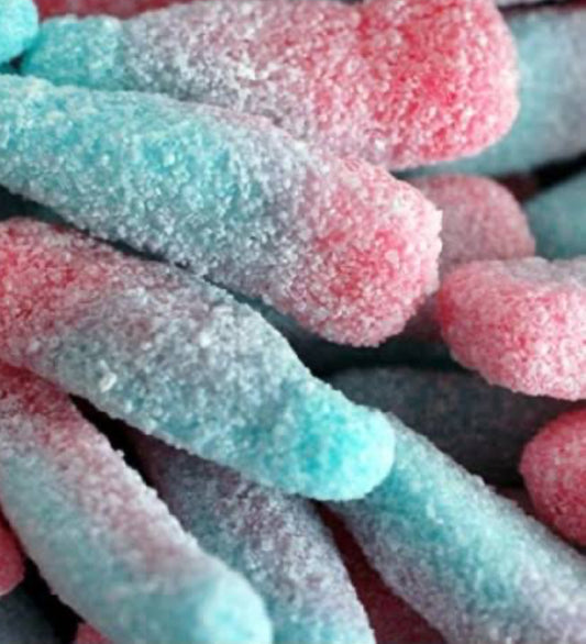 250g grab bag fizzy blue bottles