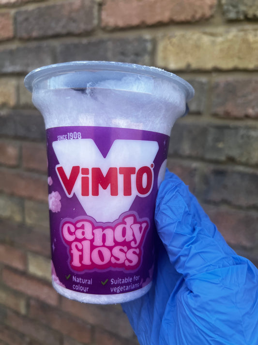 Vimto candy floss