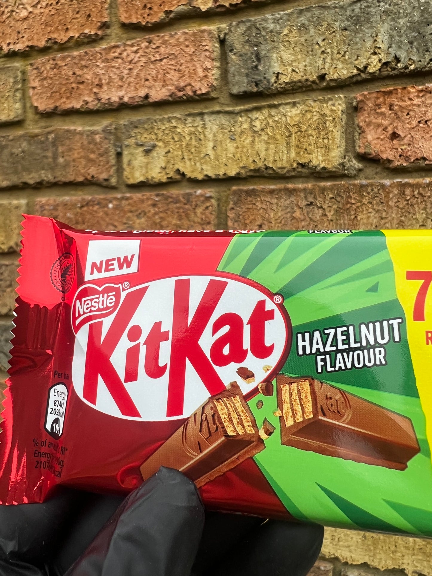 Kitkat hazelnut flavour