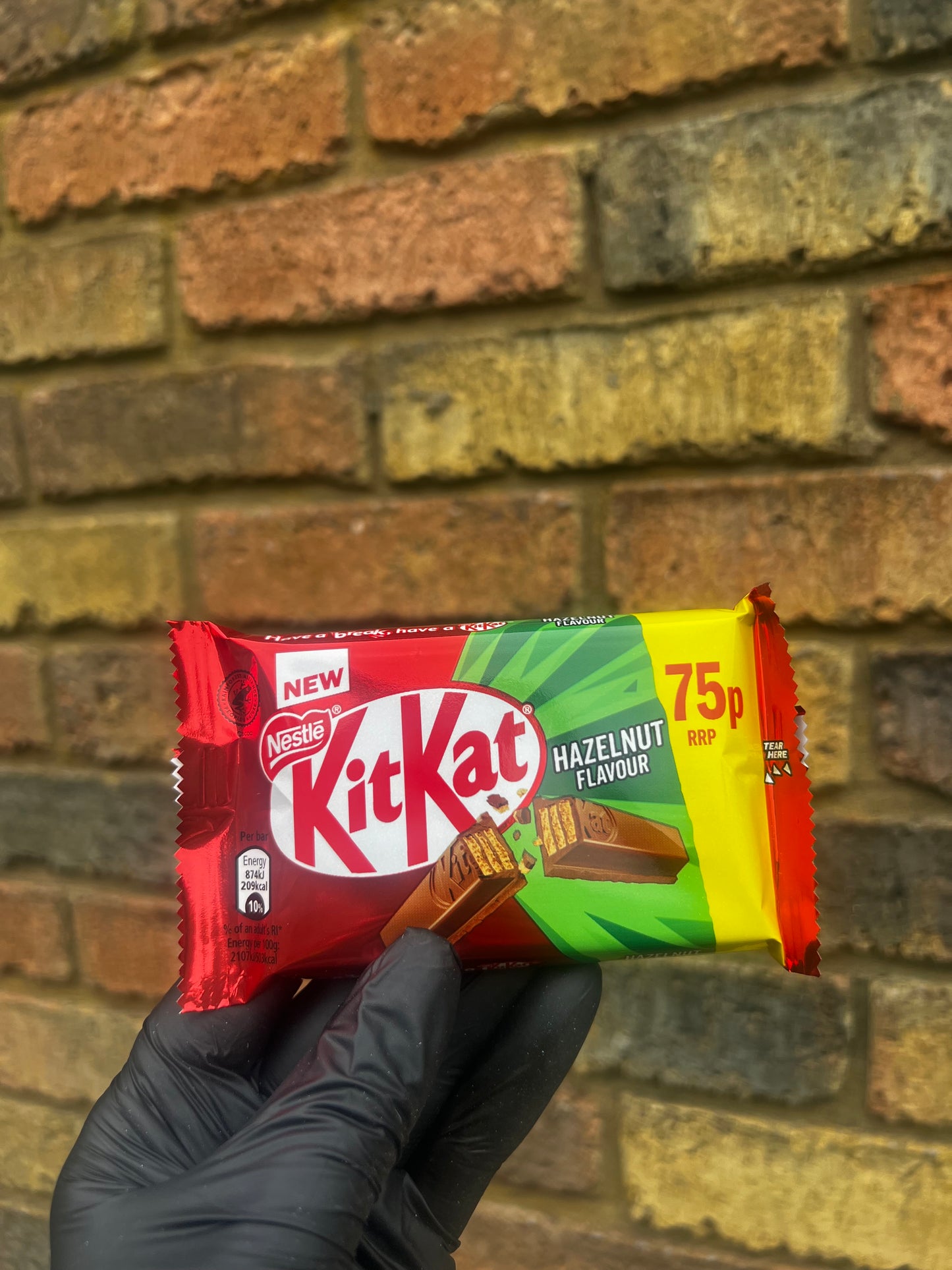 Kitkat hazelnut flavour